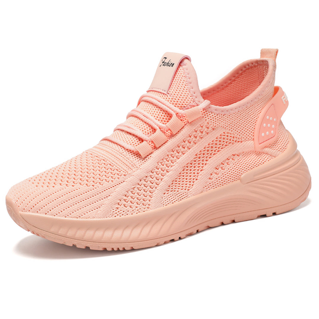 Damen Sportliche Netz-Sneaker mit atmungsaktiver Struktur und dämpfender Sohle EB