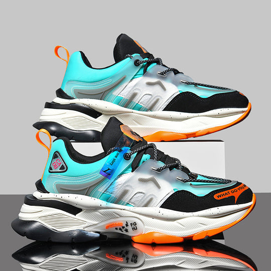 Damen Modebewusste Sneaker mit auffälligem Design und atmungsaktiver Sohle EB