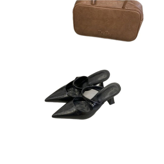 Damen Slingback-Pumps mit elegantem transparentem Riemendesign EB