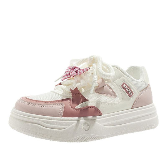 Damen Chunky Sneakers mit trendigem Design und atmungsaktiver Mesh-Oberfläche EB