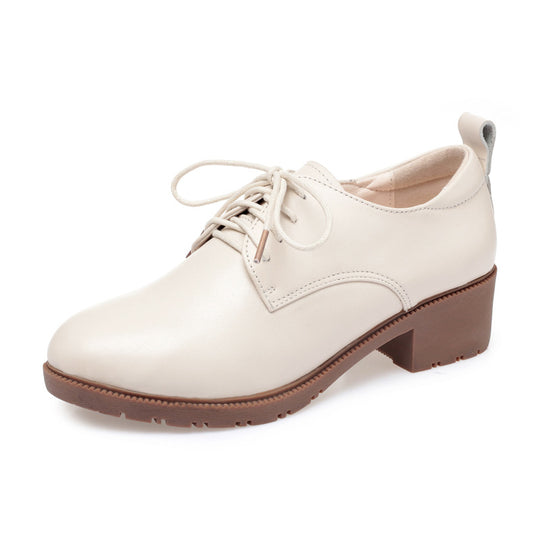 Damen Schnürschuhe mit komfortablem Blockabsatz und eleganter Schnittführung EB