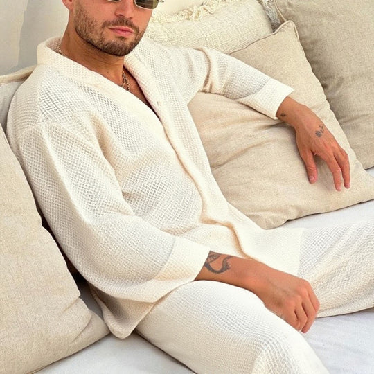 Herren modisches Lounge-Set aus atmungsaktivem Material EB