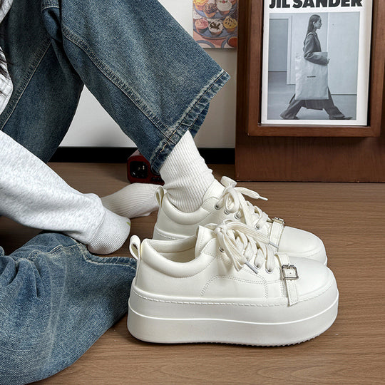 Damen Plattform-Sneaker mit stilvollem Design und extra dicker Sohle EB