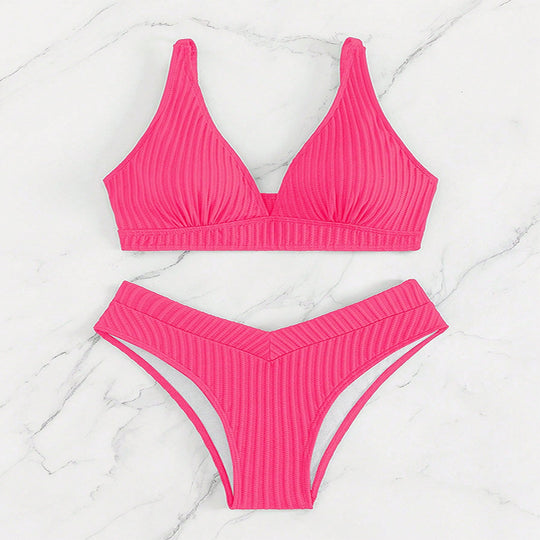 Damen Hochgeschnittener Triangel-Bikini EB