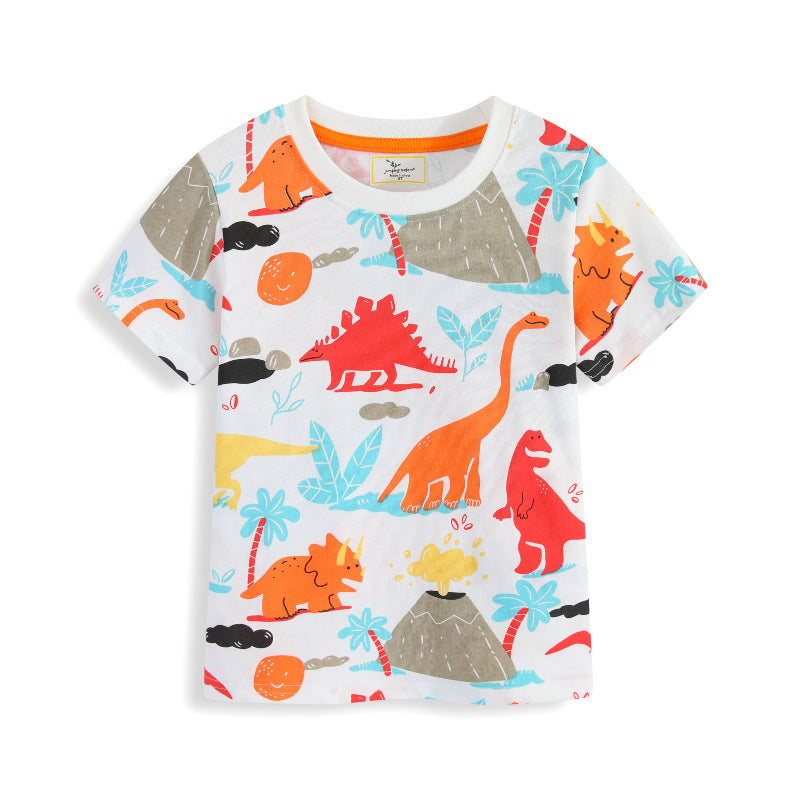 Jungen T-Shirt mit lebhaftem Dinosaurier-Motiv EB