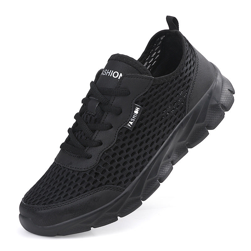 Herren nan leichter Netz-Sneaker mit elastischem Schlupfkragen und dämpfender Schaumsohle EB