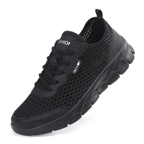Herren nan leichter Netz-Sneaker mit elastischem Schlupfkragen und dämpfender Schaumsohle EB