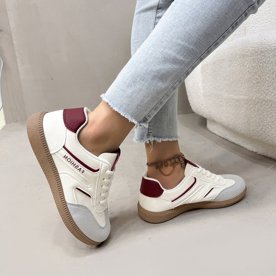 Damen modische Sneakers mit atmungsaktiver Struktur und rutschfester Sohle EB