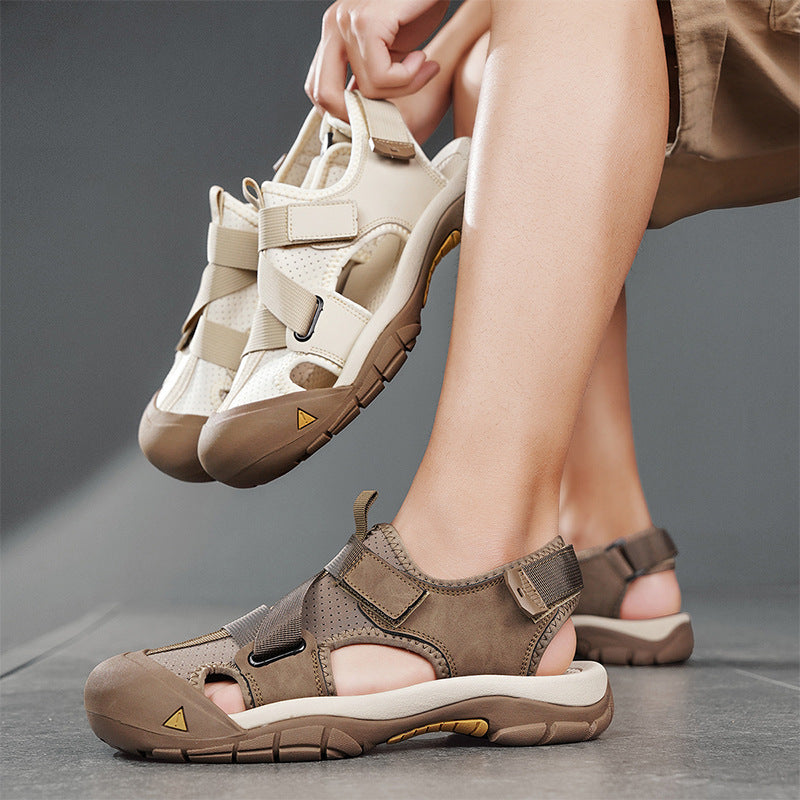 Damen Multifunktionale Outdoor-Sandalen mit verstellbaren Riemen und rutschfester Sohle EB