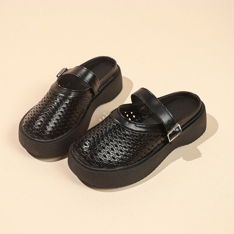 Damen Atmungsaktive Clogs mit verstellbarem Riemen EB