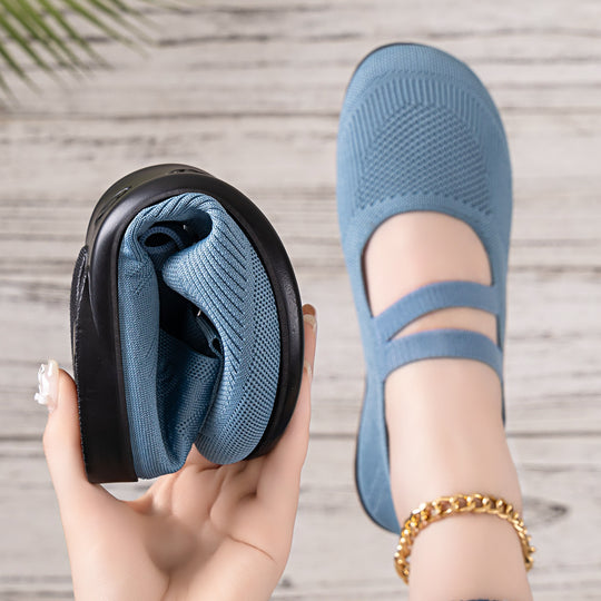 Damen Komfortable Mary Jane Slipper mit flexiblem Design EB