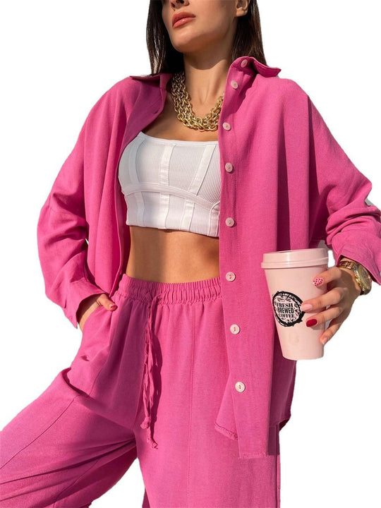 Damen lässiges Zweiteiler Outfit EB