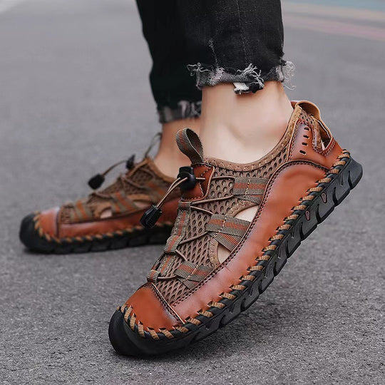 Damen Sportliche Outdoor-Sandalen mit atmungsaktivem Mesh und rutschfester Sohle EB