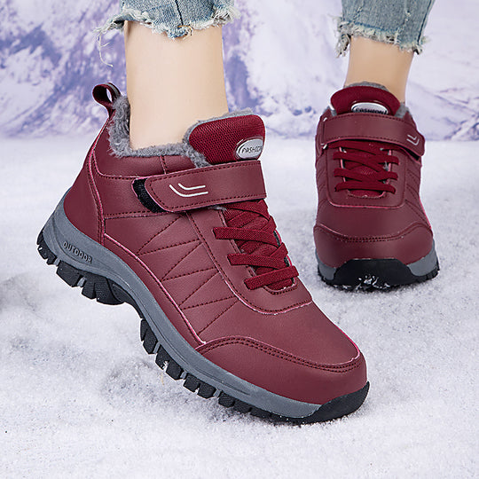 Damen Wetterfeste Outdoor-Sneakers mit isolierendem Innenfutter und rutschfester Sohle EB