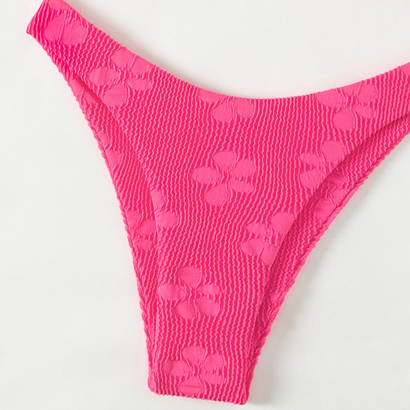 Damen Triangel-Bikini mit raffinierten Rüschen- und Bindedetails EB