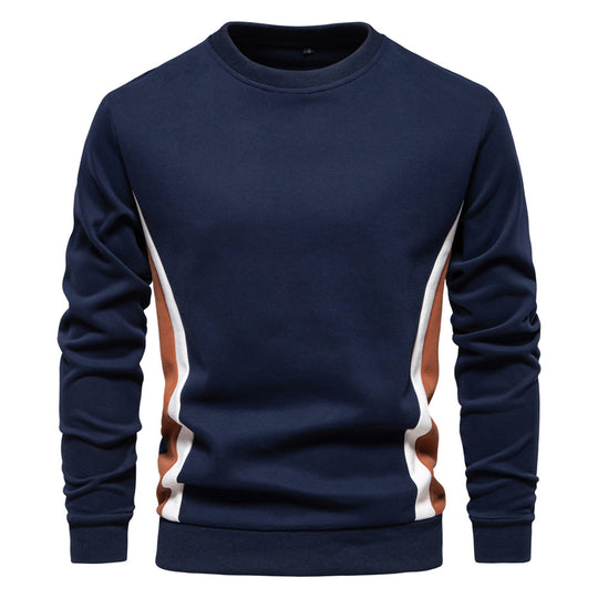 Herren Freizeit-Sweatshirt mit modernem Farbblockdesign EB
