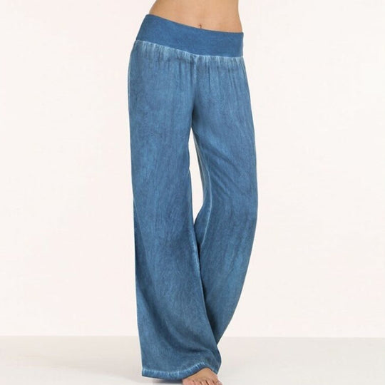 Damen lässige Weite Hose EB