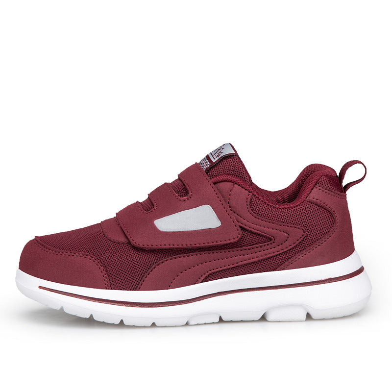 Damen Freizeitsneaker mit verstellbarem Klettverschluss und atmungsaktiver Mesh-Oberfläche EB