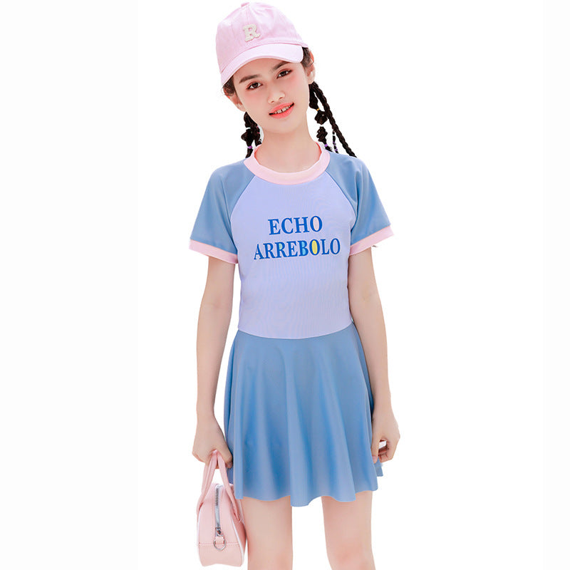 Mädchen sportliches Schwimmdress EB