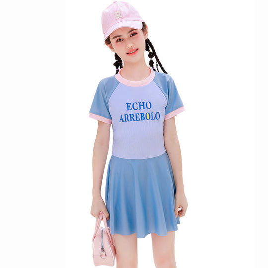 Mädchen sportliches Schwimmdress EB