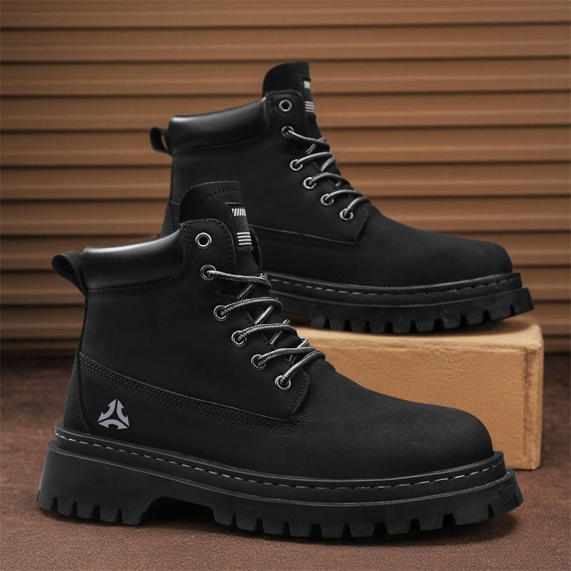 Damen Robuste Winterstiefel mit rutschfester Sohle und wärmendem Innenfutter EB