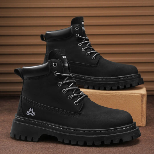Damen Robuste Winterstiefel mit rutschfester Sohle und wärmendem Innenfutter EB