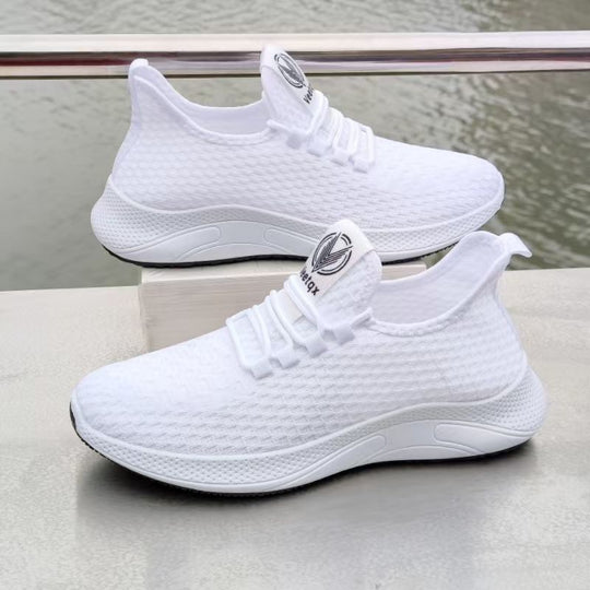 Damen Atmungsaktive Komfort-Sneaker mit elastischem Obermaterial EB