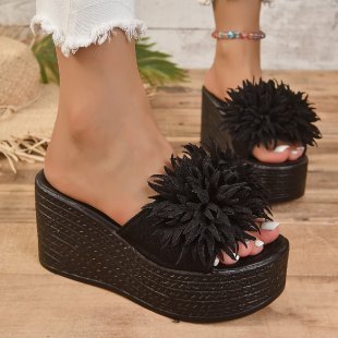 Damen Espadrilles mit modischem Blumendesign EB