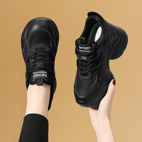 Damen Atmungsaktive und komfortable Sneakers mit dämpfender Sohle EB