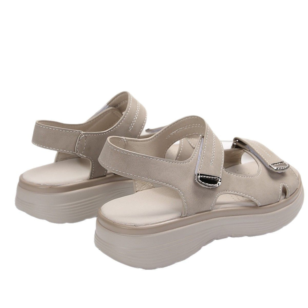 Damen komfortable Sandalen mit verstellbaren Riemen EB