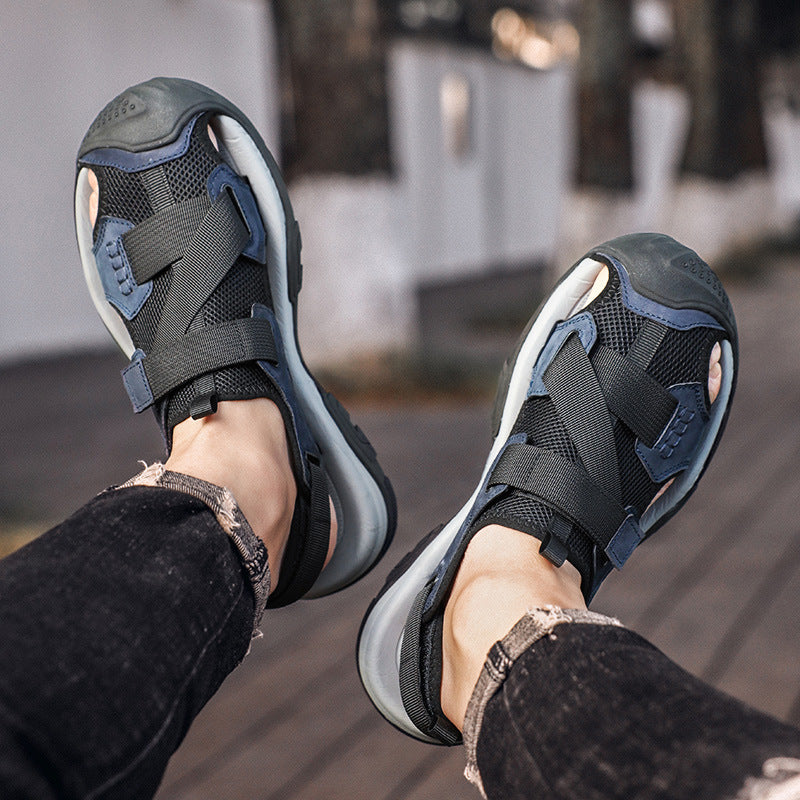 Damen Atmungsaktive Sportliche Sandalen mit verstellbarem Riemen EB