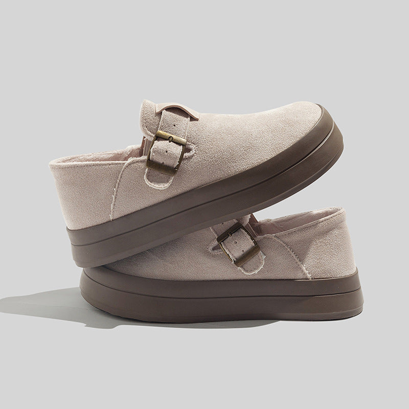 Damen Bequeme Slipper mit modischer Schnalle EB