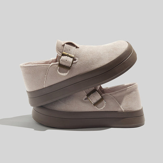 Damen Bequeme Slipper mit modischer Schnalle EB