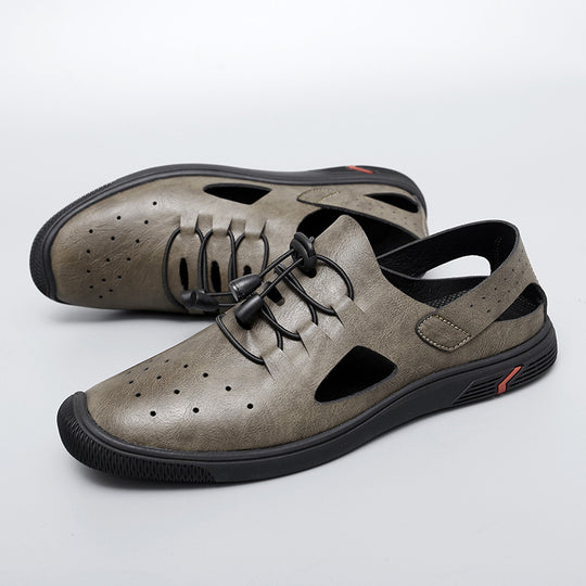 Damen Atmungsaktive Freizeit-Sandalen mit elastischem Schnellschnürsystem EB