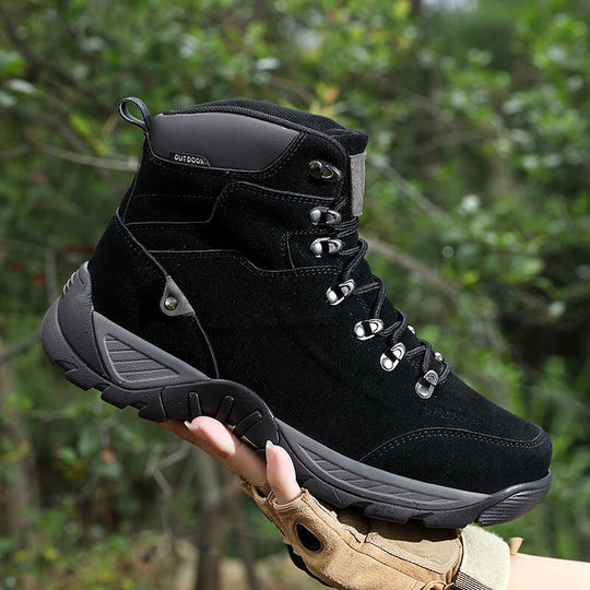 Herren Wetterschutz Stiefel mit verstärktem Knöchelschutz und rutschfester Sohle EB