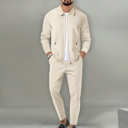 Herren sportliches Komplettset mit eleganter Oberjacke EB