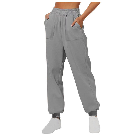 Damen lässige Freizeithose mit hohem Bund EB
