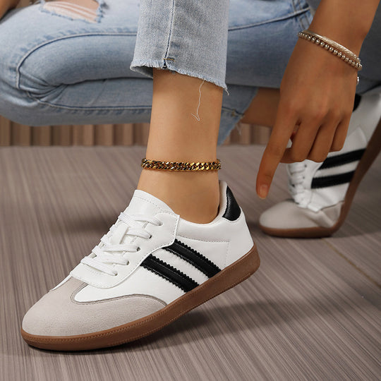 Damen Sportliche Sneakers mit rutschfester Sohle und atmungsaktiver Obermaterialstruktur EB