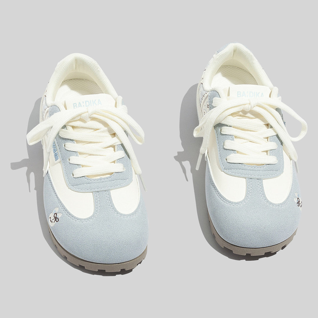 Damen Sneakers mit innovativen Tierapplikationen und bequemer Dämpfung EB