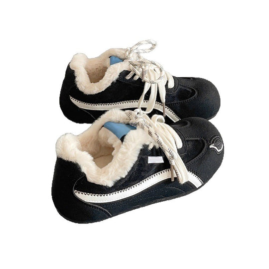 Damen bequeme Sneaker mit weichem Futter EB