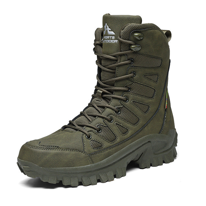 Damen Robuste Outdoor-Wanderstiefel mit rutschfester Sohle und isolierendem Innenfutter EB