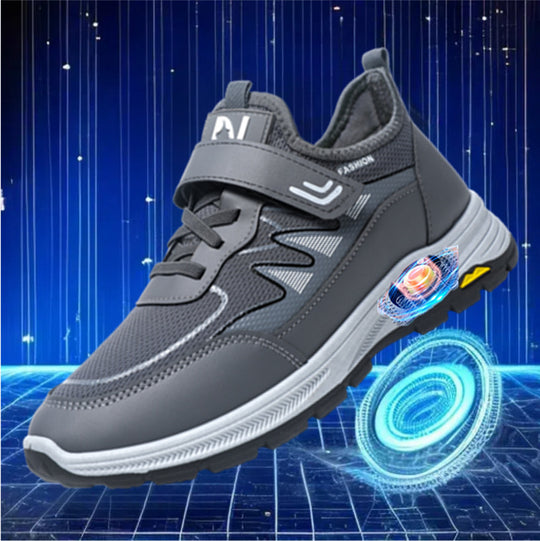 Damen Sportliche Sneaker mit innovativem Klettverschluss und atmungsaktiver Mesh-Oberfläche EB
