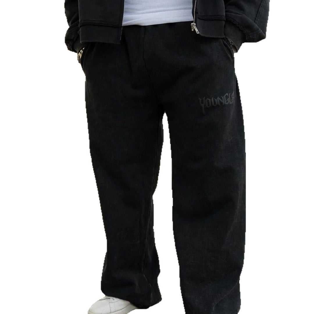 Herren bequeme Freizeithose mit seitlichen Eingrifftaschen und elastischem Bund EB