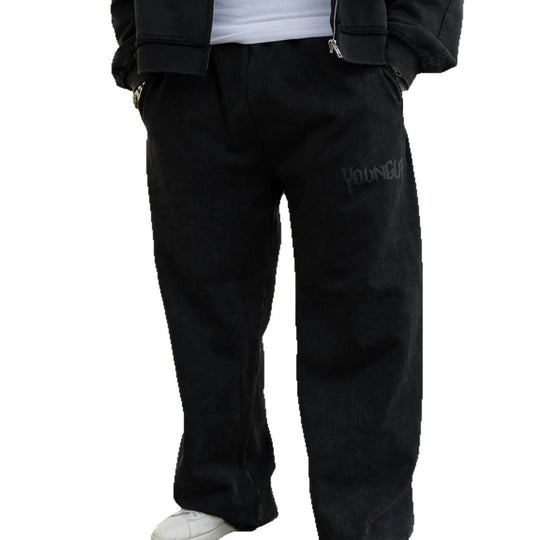 Herren bequeme Freizeithose mit seitlichen Eingrifftaschen und elastischem Bund EB