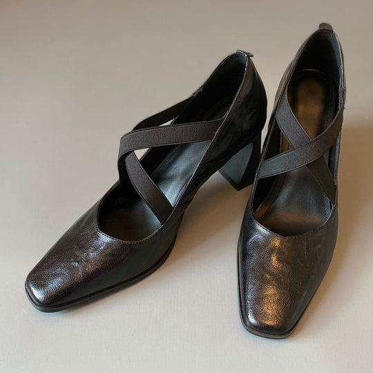 Damen elegante Slingback-Pumps mit modischem Riemendesign und komfortablem Blockabsatz EB