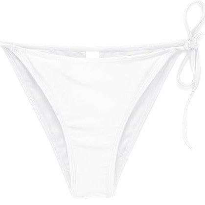 Damen Hochgeschnittenes Bikini-Höschen mit seitlichen Bindebändern EB