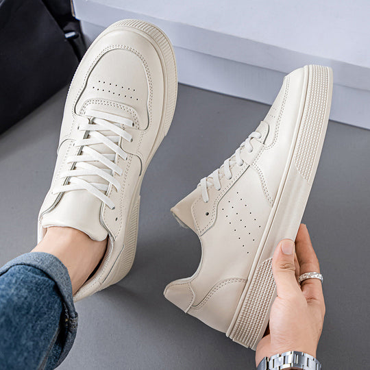 Damen Sportliche Sneaker mit bequemem Lederoberteil und rutschfester Sohle EB