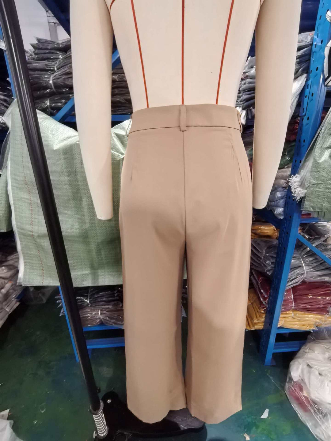 Damen weite Stoffhose EB