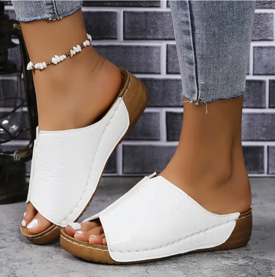 Damen Komfortable Clogs mit Glitzer-Design und anatomischem Fußbett EB