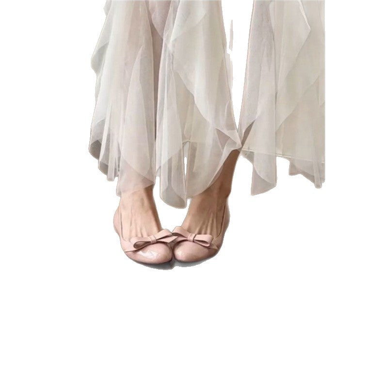 Damen Ballerinas mit dekorativer Schleifenapplikation EB